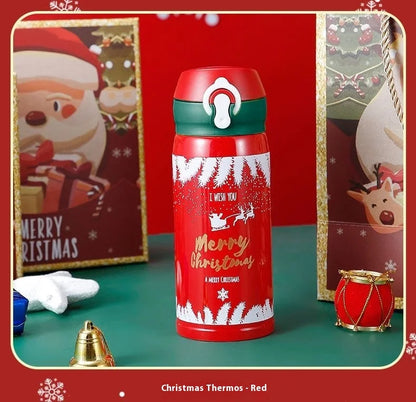 Hot 304 Stainless Steel Christmas and New Year Gift Bouncing Insulated Cup, Creative Water Cup, Internet Famous Minimalist Cup L