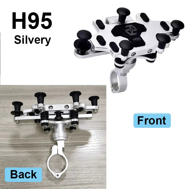 Motorcycle Phone Holder High Quality Alloy Motorcycle Electric Bike Mobile Phone Holder With Dampener Motos Navigation Bracket