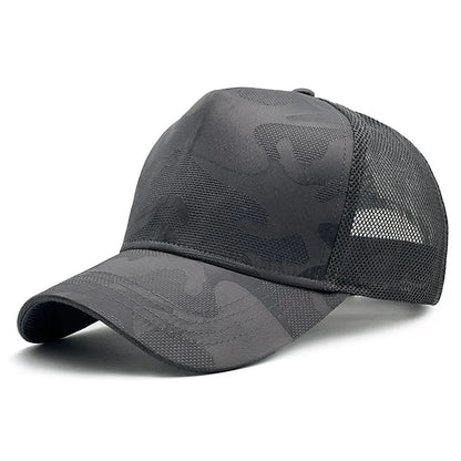 Summer Quick Drying Deeper Baseball Caps for men  Camouflage Big Size Mesh Breathable Dad Hat  Plus Size 65cm  Snapback Caps