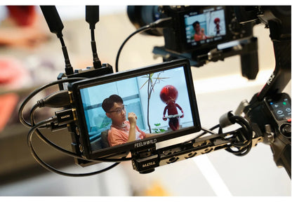 FEELWORLD FW568S 6 Inch 1920X1080 IPS FHD LCD Panel On Camera Field  Monitor 3G SDI 4KHDMI Input Output  for Youtube Gimbal Rig
