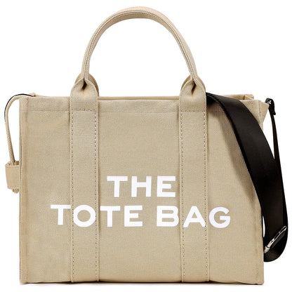THE TOTE BAG Designer Fashion Handbag Shoulder Strap Crossbody Handbag Adjustable Large Capacity Canvas Women's Bag