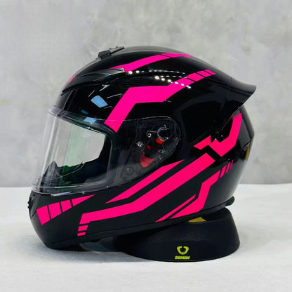 Unisex Design Little Turtle Model Full Face Motorcycle Helmet Reduces Wind Noise and Buffeting for Peaceful Riding All Seasons