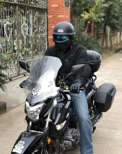 Malakas na lokomotiko buong helmet retro motorsiklo helmet rogue kumbinasyon kalahating helmet