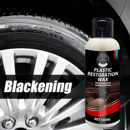 Car Plastic Restorer Back To Black Gloss Plastic Renovator Longlasting Coating Leather Restore Auto Polish Cleaning Products