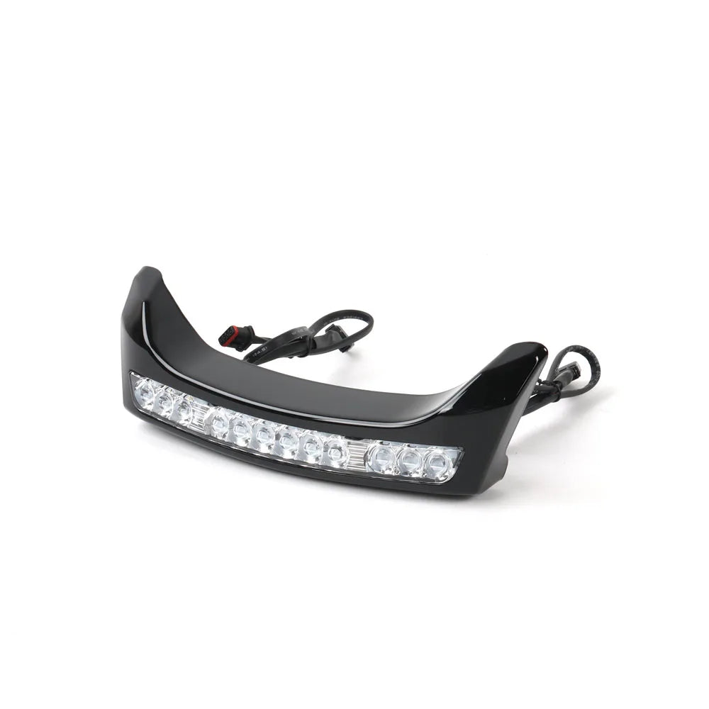 New Motorcycle GOAT-E LED Fairing Light Chrome Amber/White For Harley CVO Electra Street Glide Ultra FLHXU FLHX FLHXSE 2024 2025