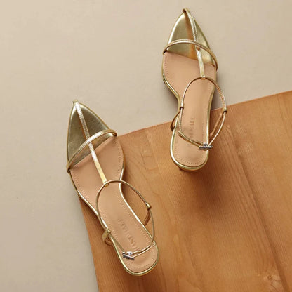 High Heels Sandals Sexy Women Pointed Toe Shoes Luxury Woman Slippers New Pumps Beach Dress Flip Flops Party Mujer Sandalias