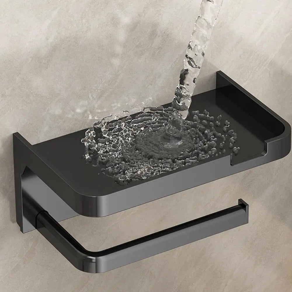 Toilet Storage Case Bathroom Tissue Box No-Drill Paper Rack Small Organizer Household Items Durable Stand Tissue Box Holder