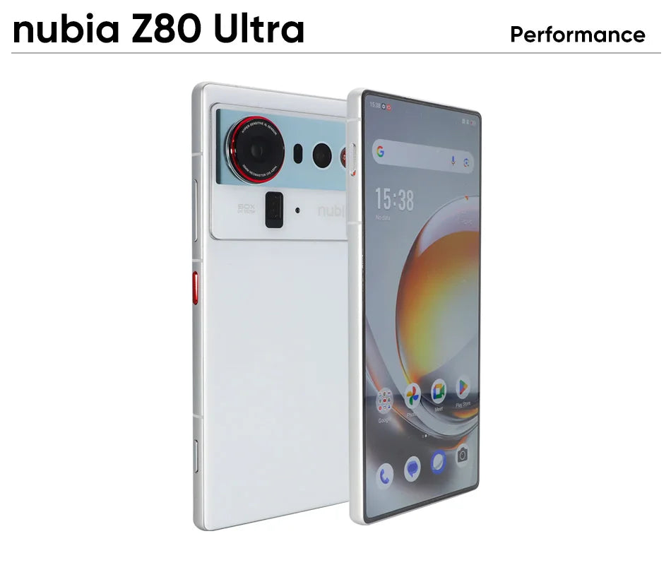 nubia Z80 Ultra 5g Smartphone Global Version Snapdragon 8 Elite Gen 5 6.85'' 144Hz Oled Display 7200Mah 90W Fast Charging 64Mp