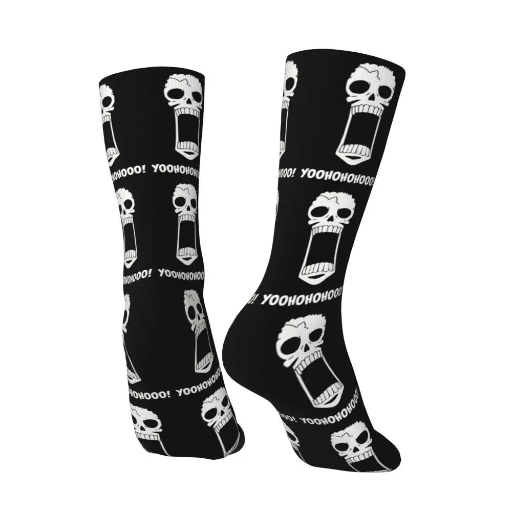 Fashion Men's Socks Harajuku Tony Tony Choppers Sock Luffys Zoros Trafalgar Law Anime Women's Socks Spring Summer Autumn Winter