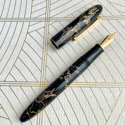 Limited Hongdian N23 Fountain Pen Rabbit Year High-End Students Business Office Writing Supplies Gold Carving Student Gift Pens
