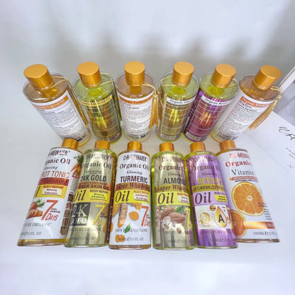 Super Moisturizing Body Care Oil Correcting Meridian Spa Relaxation Oil Arbutin Hydrates Skin With Turmeric Retinol Massage Oil