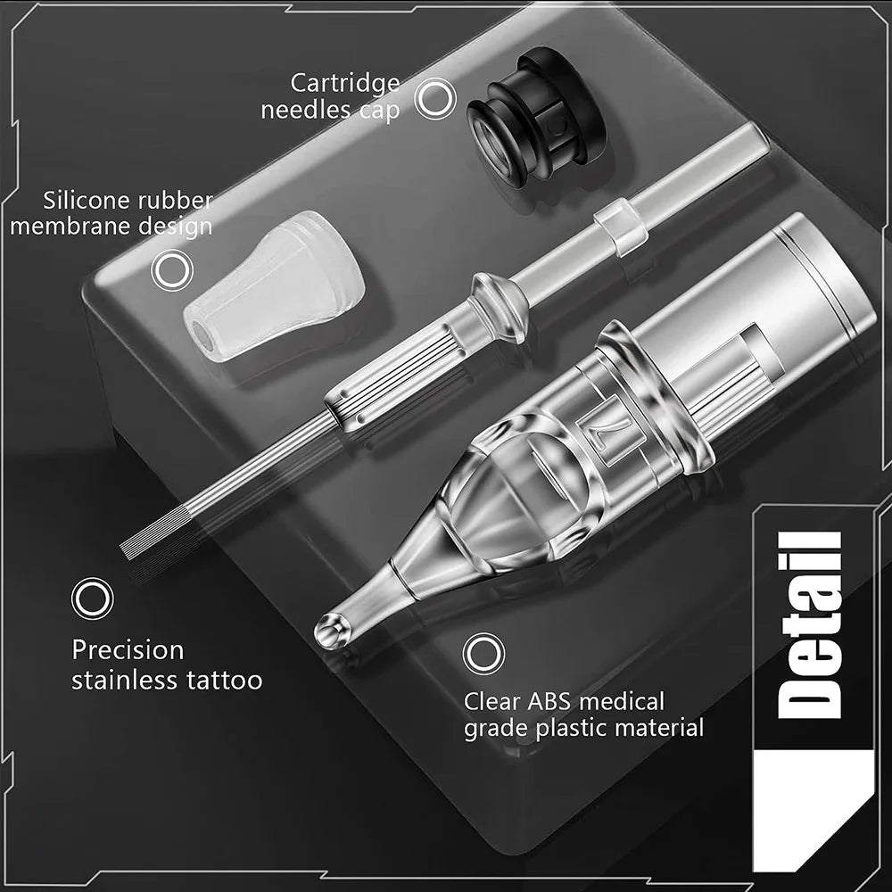 Wireless Tattoo Machine Kit Tattoo Pen with Mini Tattoo Battary Cartridge Needle Set Permanent Makeup Tool for Tattoo Artist