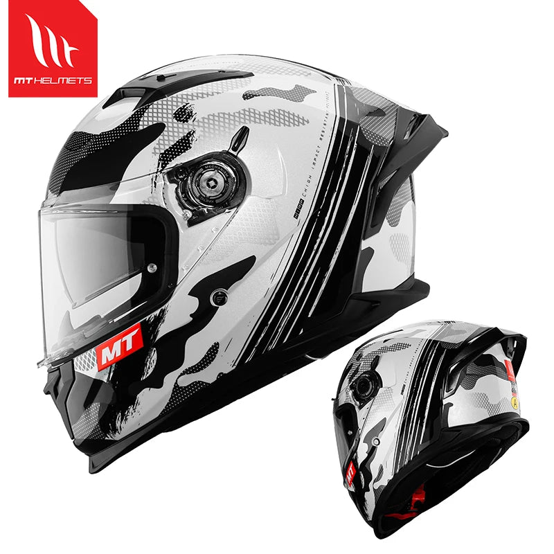 New MT Braker SV Motorcycle Helmet ECE DOT Certification Full face Double lens Racing off-road Helmet Capacetes Cascos Para Moto
