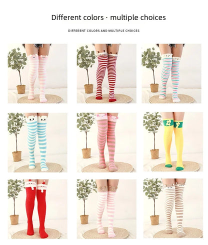 Snug Fleece Over Knee Socks Plush Cozy Winter Fall Sweet Long Female Hosiery Soft Fuzzy Leg Covers Floor Wear2024 New Bulk Deal