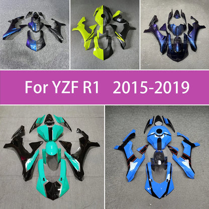 For 2015-2019 Yamaha YZF R1 Plastic Injection Molded Fairings Kit Custom 15-19 YZF-R1 Replacement Fairing Set