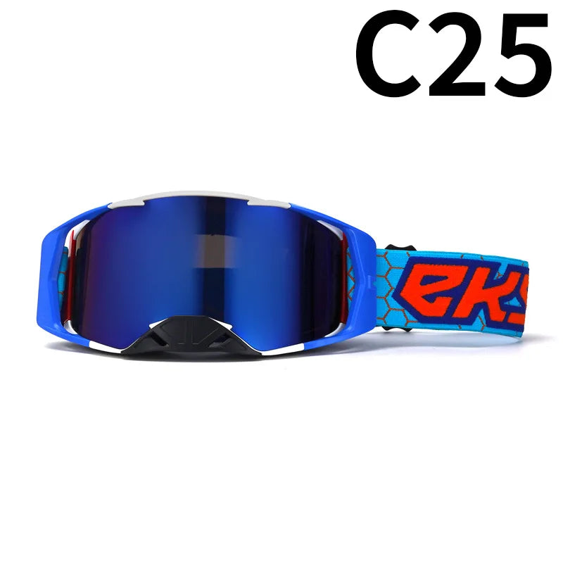 Off-Road Motorcycle Goggles - Windproof, Dustproof Protective Eyewear for Motocross, ATV Riding, Cycling & Outdoor Adventures,