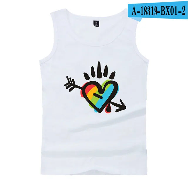 Fashion LGBT Love men tank top LGBT Flag fitness sleeveless shirt Lesbian Gay summer vest LGBT pride tank tops Men's clothing