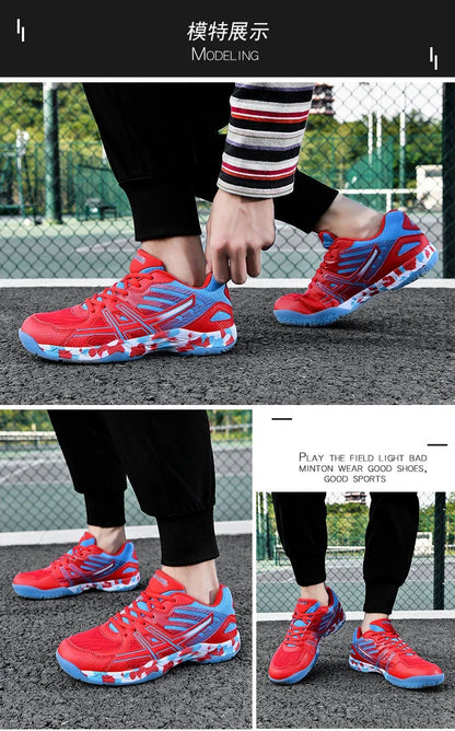Women Sneakers Men Badminton Shoes Light Black Breathable Female Outdoor Sports Training Women Athletics Sports Pink