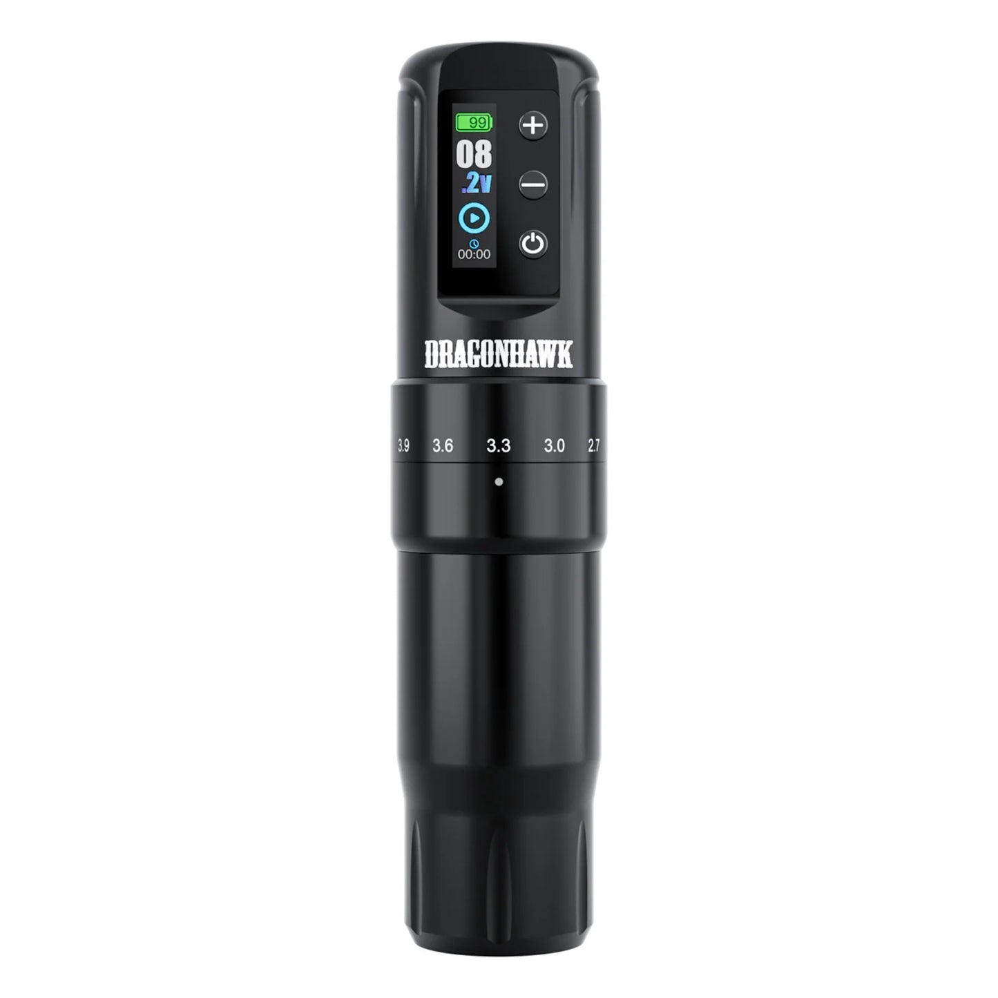 Dragonhawk Wireless Tattoo Machine 7 Strokes Length Power By Mcore-A3 Wireless Wire Battery RCA  Pen Rotary Gun Supplies