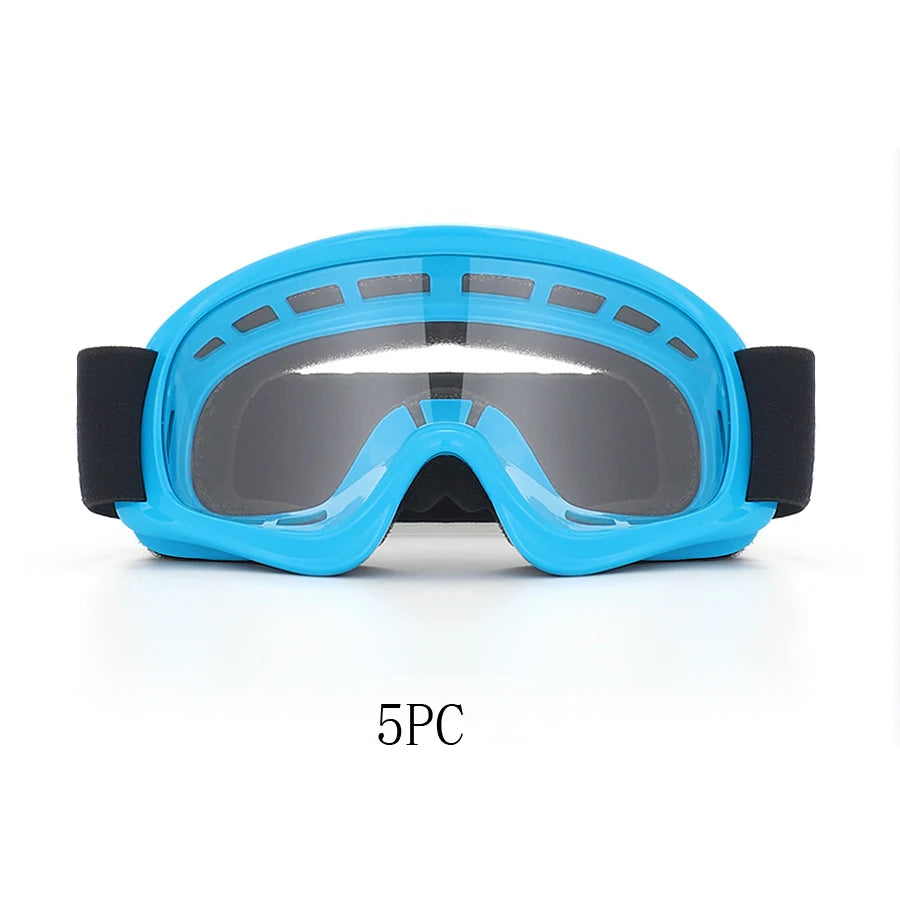 Kids Motorcycle Goggles - UV Protection Riding Glasses for Boys & Girls, Dirt Bike & ATV Windproof Eyewear