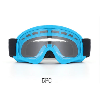 Kids Motorcycle Goggles - UV Protection Riding Glasses for Boys & Girls, Dirt Bike & ATV Windproof Eyewear