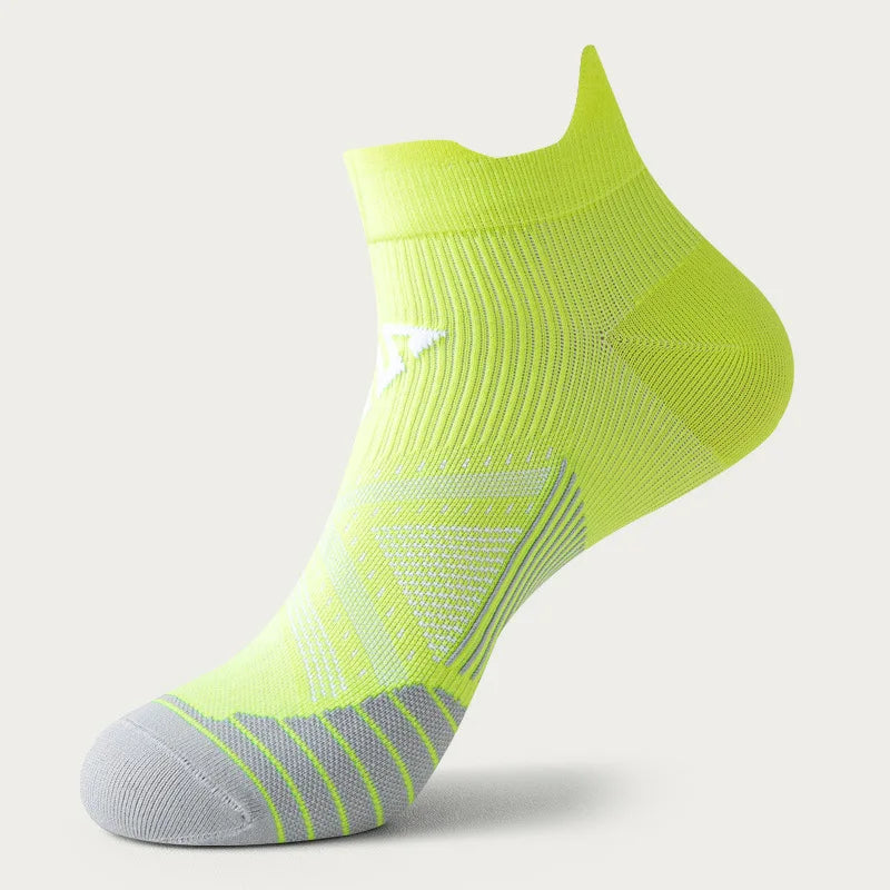Summer Running Socks Men Women Fitness Sports Quick-drying Sweat-absorbing Breathable Anti-friction Marathon Ankle Tab Socks