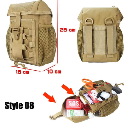 Outdoor Camping Trauma First Aid Kit Multifunctional Equipment Survival Tool Kit Wilderness Survival Emergency Kit