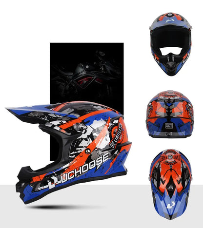 DOT Helmets Motocross Kask Cross Downhill Soporte Casco Off Road Helmet Racing Classic Motorcycle Original Enduro Goggles
