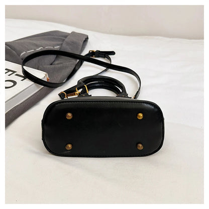 Trend Luxury Designer Ladies Handbag Women's Vintage PU Leather Shell Bag Casual Crossbody Bags for Women Shoulder Bag for Phone