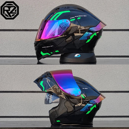 Flip Up Motorcycle Helmet Double lens full face helmet High quality DOT approved Moto cascos motociclistas capacete