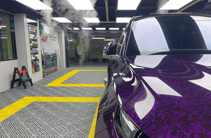 High Glossy Black Silver Red Forged Carbon Fiber Car Sticker on the Hood Adhesive Vinyl for Car Stickers Motorcycle Decal