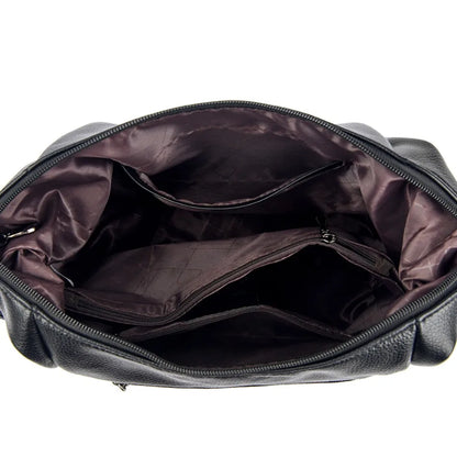 High Quality Soft Pu Leather Shoulder Bags for Women Women Bags Luxury Designer Multifunction Travel BackPack Commuter Handbags