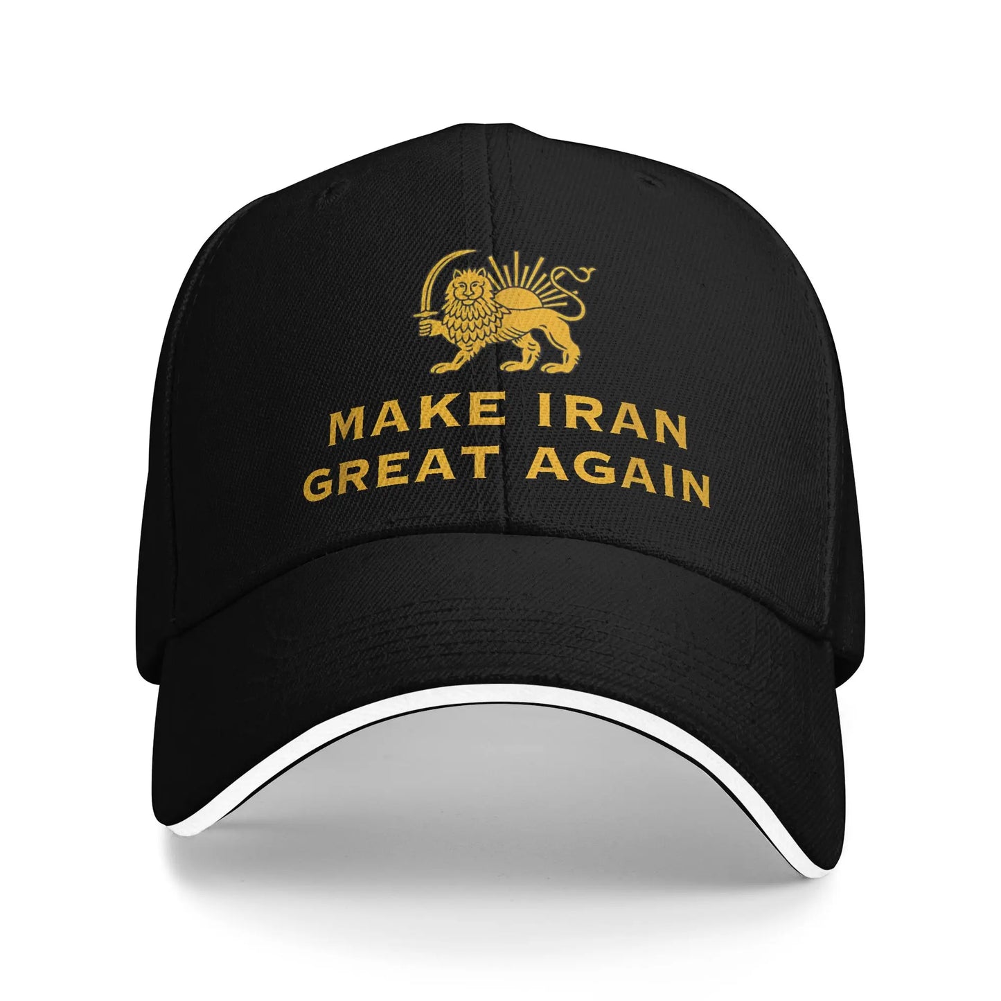 Make Iran Great Again  Baseball Cap  Men Women Print Trucker Hat Summer y2k Retro Running Hippie Sun Visor Baseball Caps