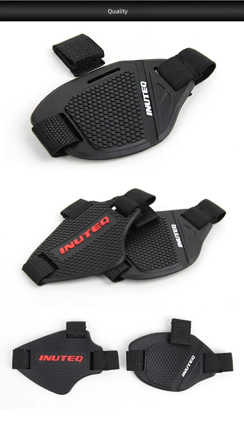 Motorcycle Shift Pad Rubber Boot Protective Cover Adjustable Shifter Shield Anti Slip Pad Shoe Cover Motorcycle Shoe Protection