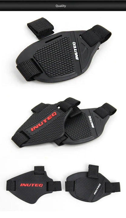 Motorcycle Shift Pad Rubber Boot Protective Cover Adjustable Shifter Shield Anti Slip Pad Shoe Cover Motorcycle Shoe Protection