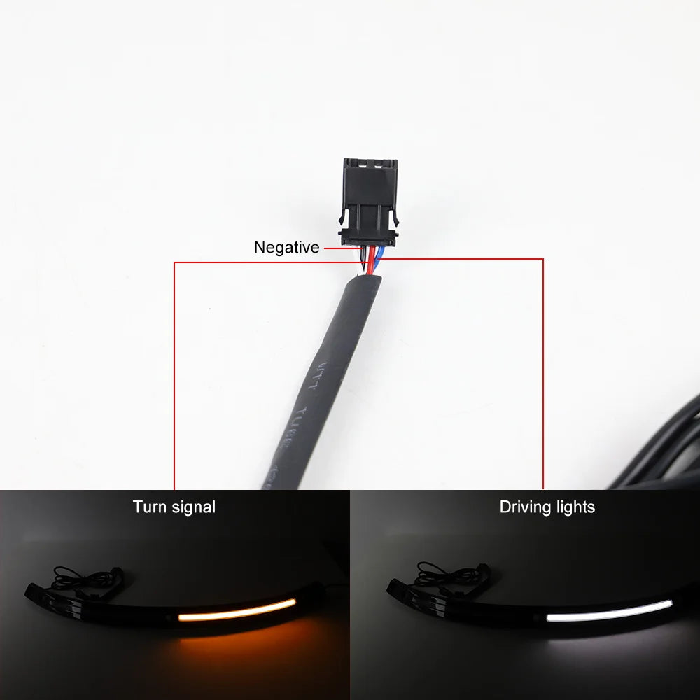 Motorcycle Windshield Trim Light LED Turn Signal Light DRL for Touring Street Glide Special 2014 - 2023 Tri Glide Ultra Classic