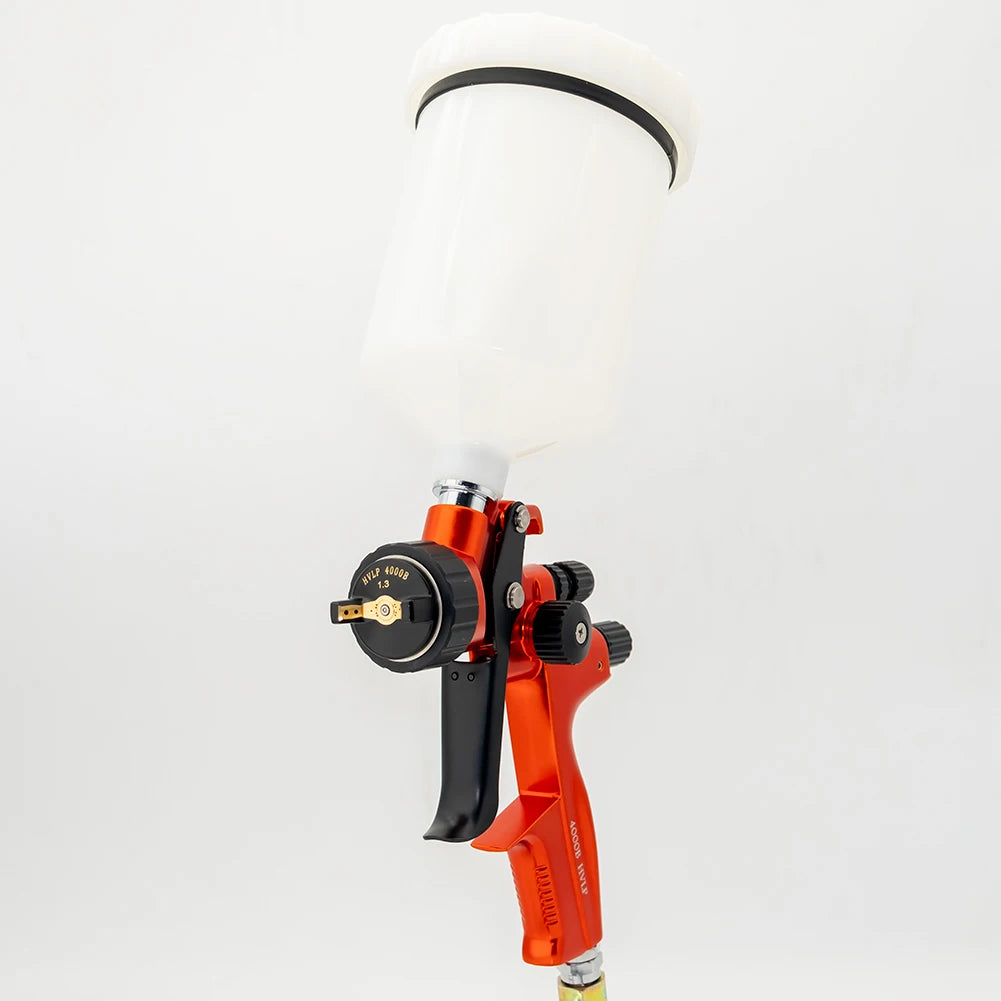 High Quality 4000B HVLP Spray Gun 1.3mm Stainless Steel Nozzle Atomization Professional Sprayer Paint Airbrush For Car Painting