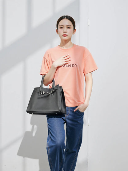 Mendy Large Women's Bag Hand Bags Genuine leather Tote Bag Lady Female Fashion Designer Luxury Business Shoulder Bag New In