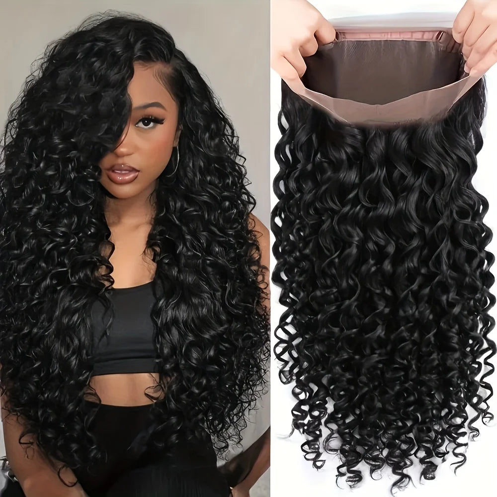 Full Range Lace Front Wigs Long Curly Wave Wig 4x4 5x5 Glueless Deep Wig 13x4 13x6 Lace Front Human Hair Wig 360 Full Lace Wig