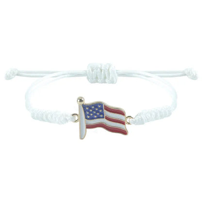 New stylish alloy USA Independence Day Bracelet USA Flag Election Holiday Party Honoring patriotism Bracelet accessories for men