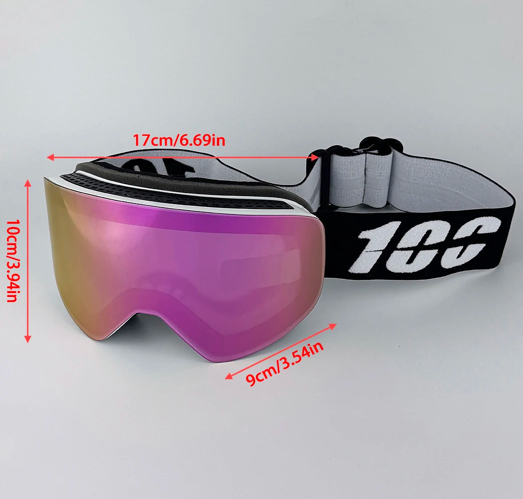 100 Dirt Bike Motocross Goggles Over Glasses Anti Fog Magnetic Lens Off-Road Sandproof Motorcycle Eyewear For Men Women