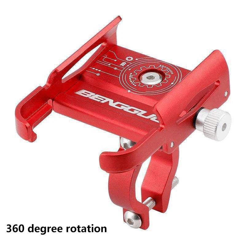 Bike Phone Holder 360 Rotation Bicycle Phone Holder For 4.7-7.0 Inch Devices Motorcycle Handlebar Mobile Phone Stand