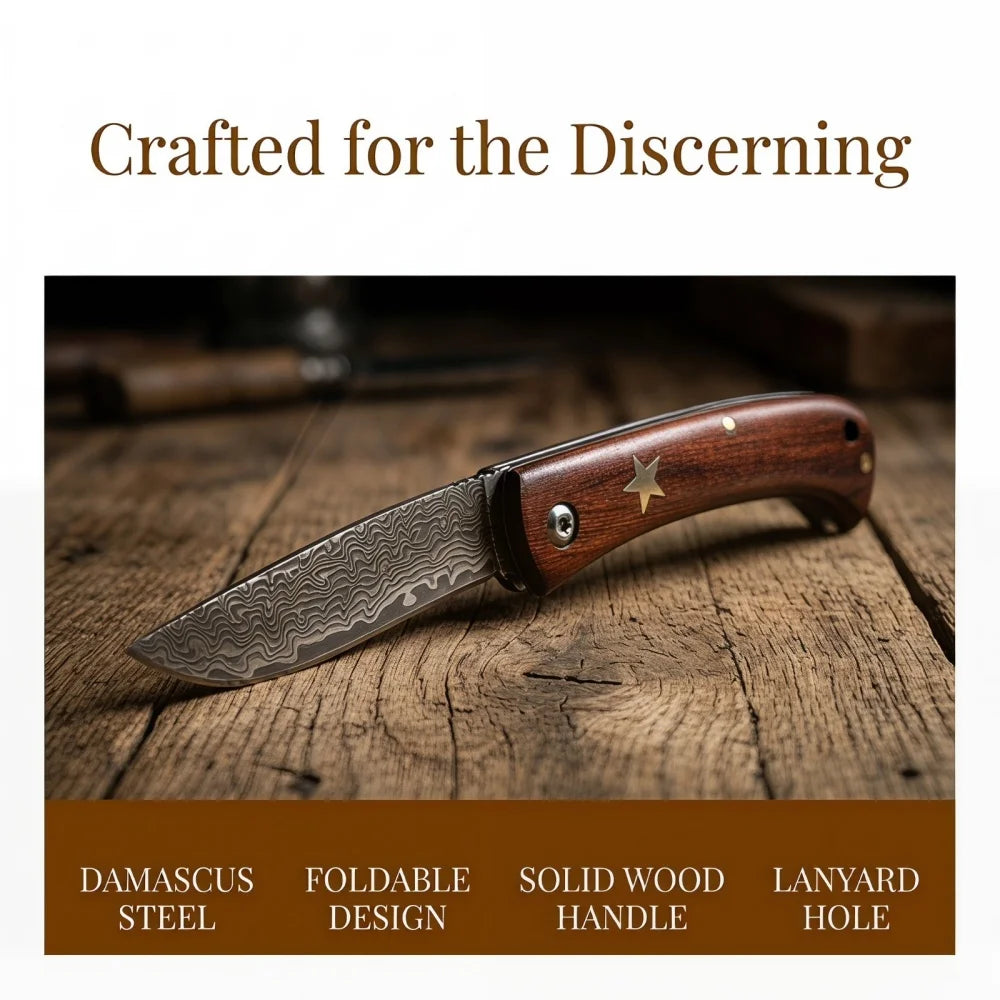 Camping Fishing EDC Gear Compact Outdoor Folding Blade Knife Wilderness Adventure Climbing Portable Essential Daily Cutter Gifts