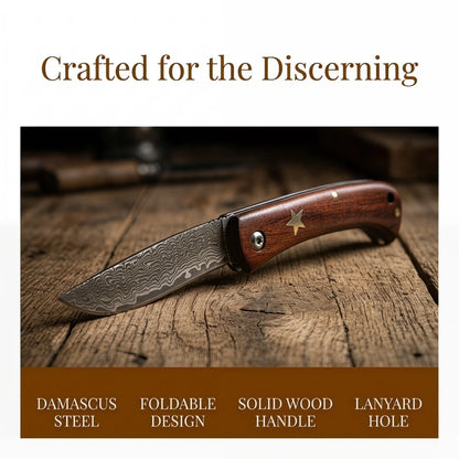 Camping Fishing EDC Gear Compact Outdoor Folding Blade Knife Wilderness Adventure Climbing Portable Essential Daily Cutter Gifts