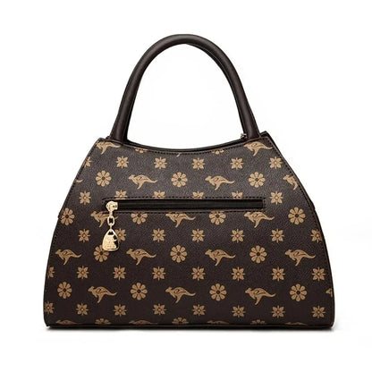 Luxury Handbag Fashion Print Large Capacity Soft Leather Women Shoulder Crossbody Bag Leisure Designer Ladies Purses and Handbag