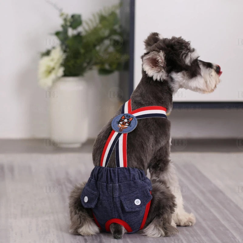 Washable Puppy Dog Diapers Female Pet Physiological Pants for Small Medium Dogs Chihuahua Pinscher Shorts Panties Cat Underpants
