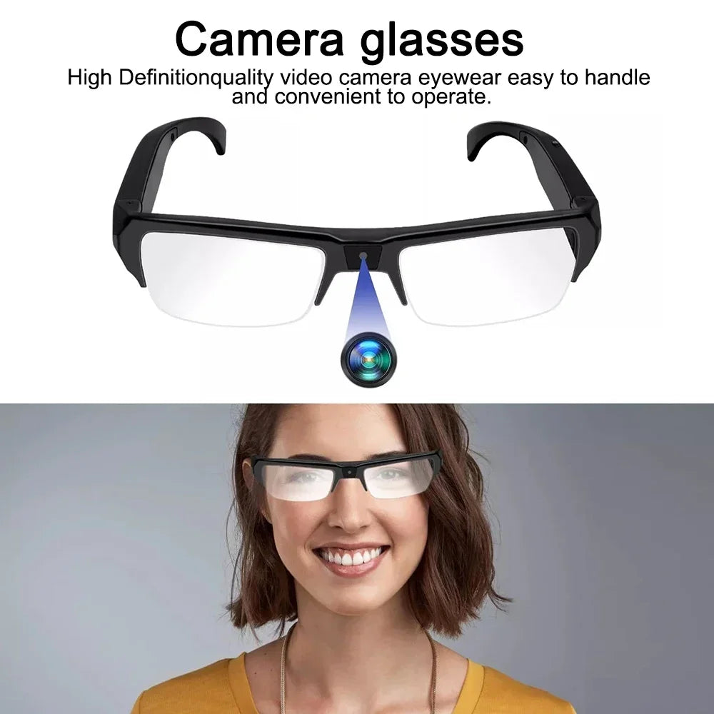 HD 1080P Mini Camera Meetings DVR Protable Glasses Cam Sports Video Small Outdoor Camcorder Conference Process Driving Etc