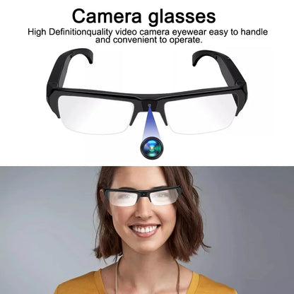 HD 1080P Mini Camera Meetings DVR Protable Glasses Cam Sports Video Small Outdoor Camcorder Conference Process Driving Etc