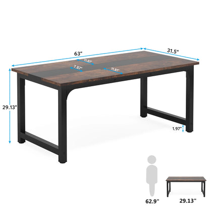Tribesigns Large Office Desk Computer Table Study Writing Desk Workstation for Home Office Modern Computer Desk
