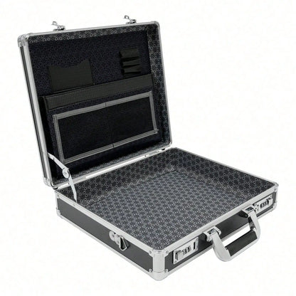 Locking Briefcase, Hard Security Briefcase With Dual Combination Locks, Briefcases For Bussiness